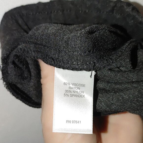 J. Jill Ponte Slim Leg Pull-on Pants Charcoal Gray Classic Casual New XXS Petite - Picture 7 of 9